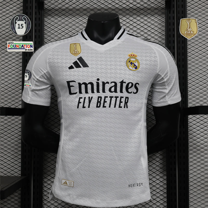 Camisa Oficial do Real Madrid 24/25 Versão Jogador - Champions League