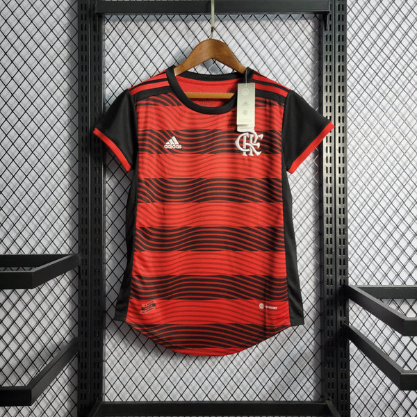 Camisa Feminina Oficial do CR Flamengo 22/23 - Baby Look