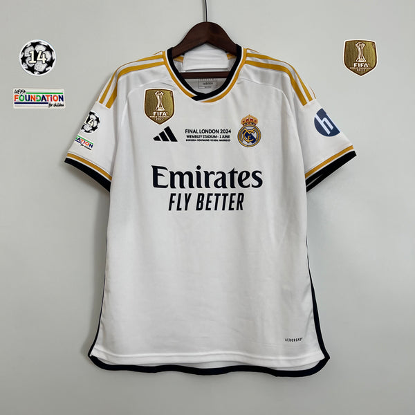 Camisa Oficial do Real Madrid 23/24 Versão Torcedor - Final da Champions League