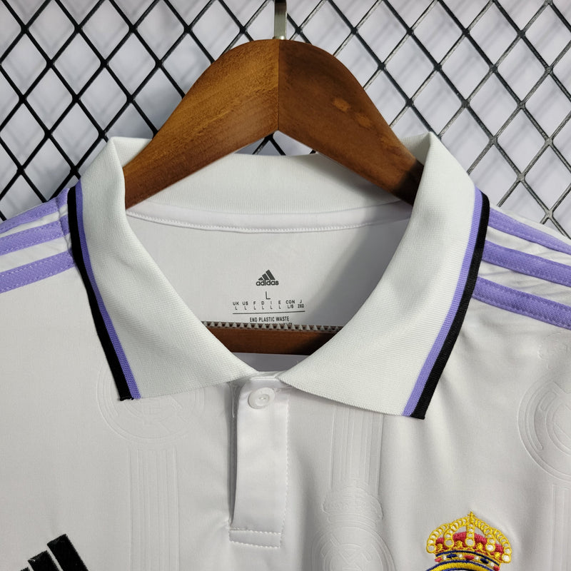 Camisa Oficial do Real Madrid 22/23 Manga Longa - Champions League