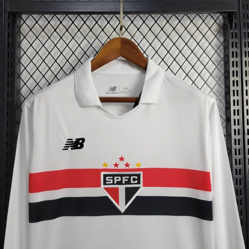 Camisa Oficial do São Paulo 24/25 - Manga Longa