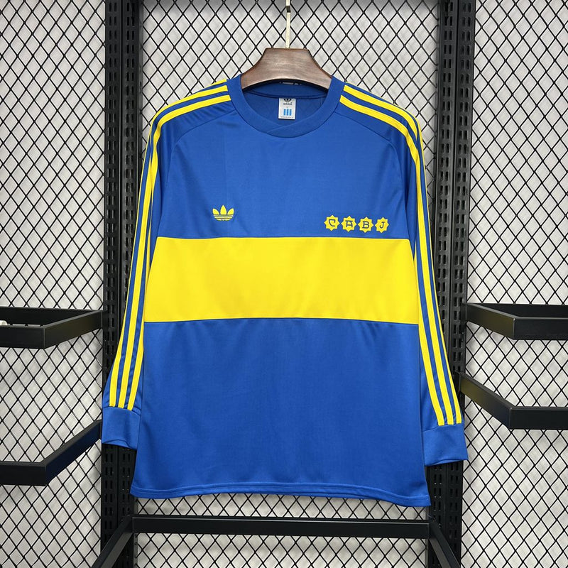 Camisa Retrô do Boca Juniors 1981 - Manga Longa