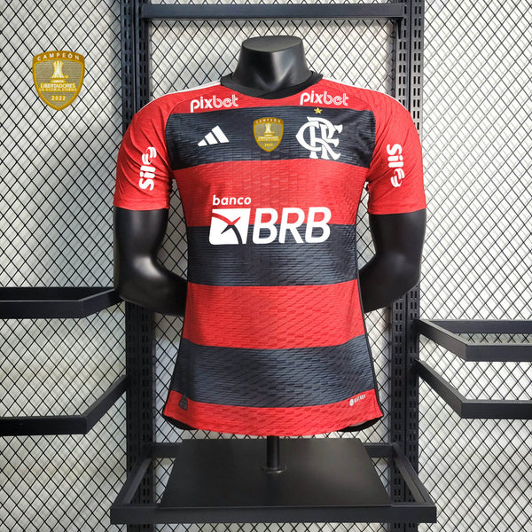 Camisa Oficial do CR Flamengo 23/24 Versão Jogador - Libertadores