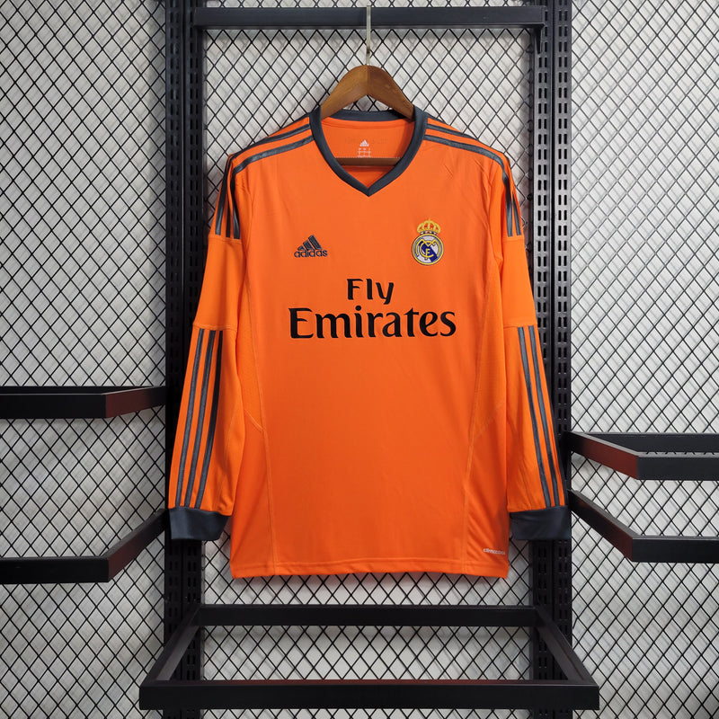 Camisa Retrô do Real Madrid 2013/2014 - Manga Longa