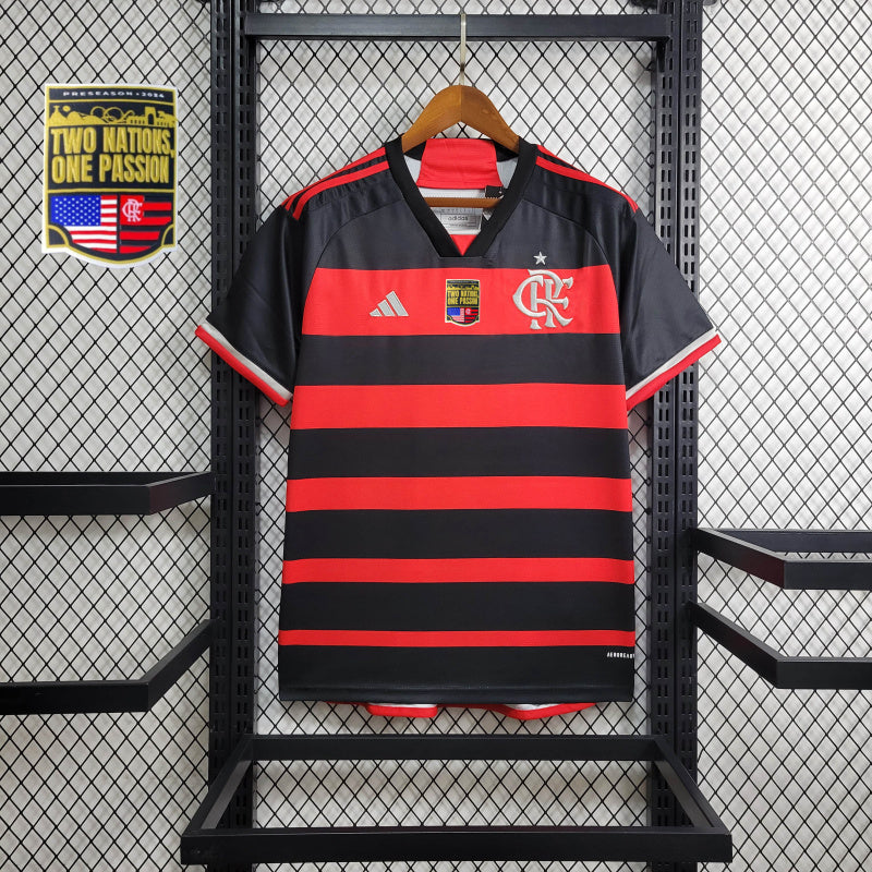 Camisa Oficial do CR Flamengo 24/25 Versão Torcedor - Completa com Pacth