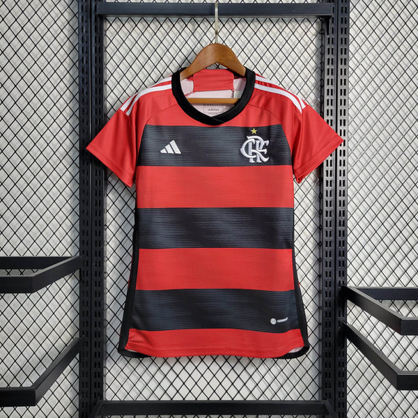 Camisa Feminina Oficial do CR Flamengo 23/24 Versão Torcedor - Baby Look