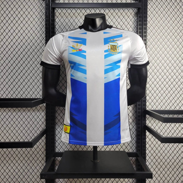 Camisa Oficial da Argentina 24/25 Versão Jogador - Edição Especial Dragon Ball
