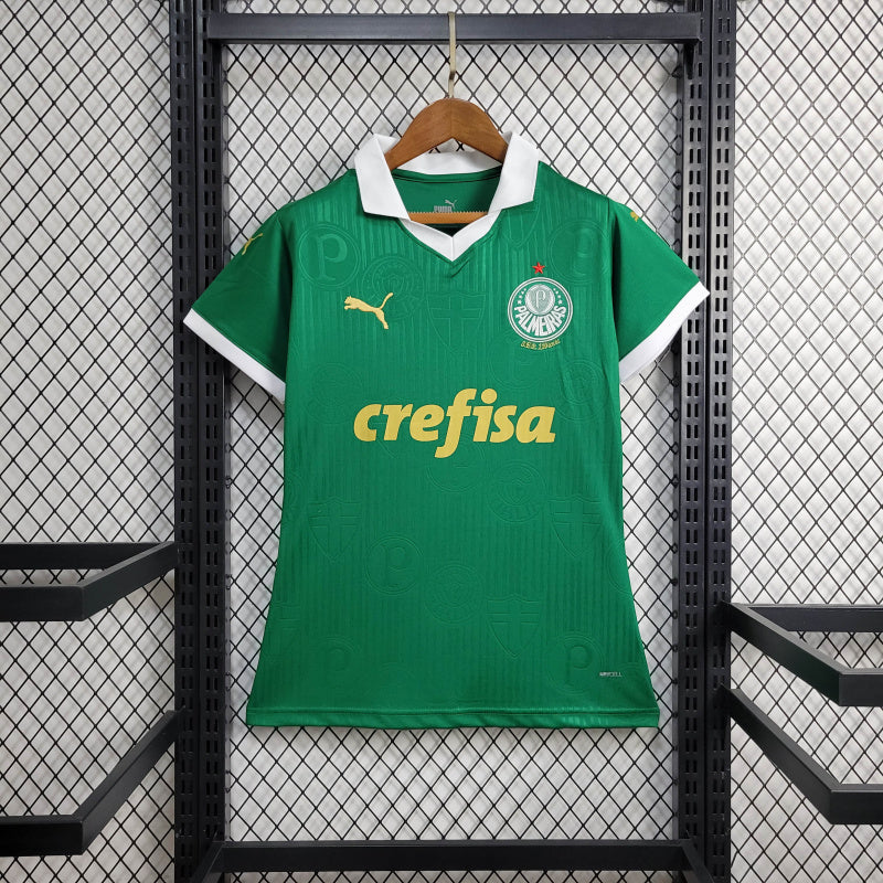 Camisa Feminina Oficial do Palmeiras 24/25 Versão Torcedor - Baby Look