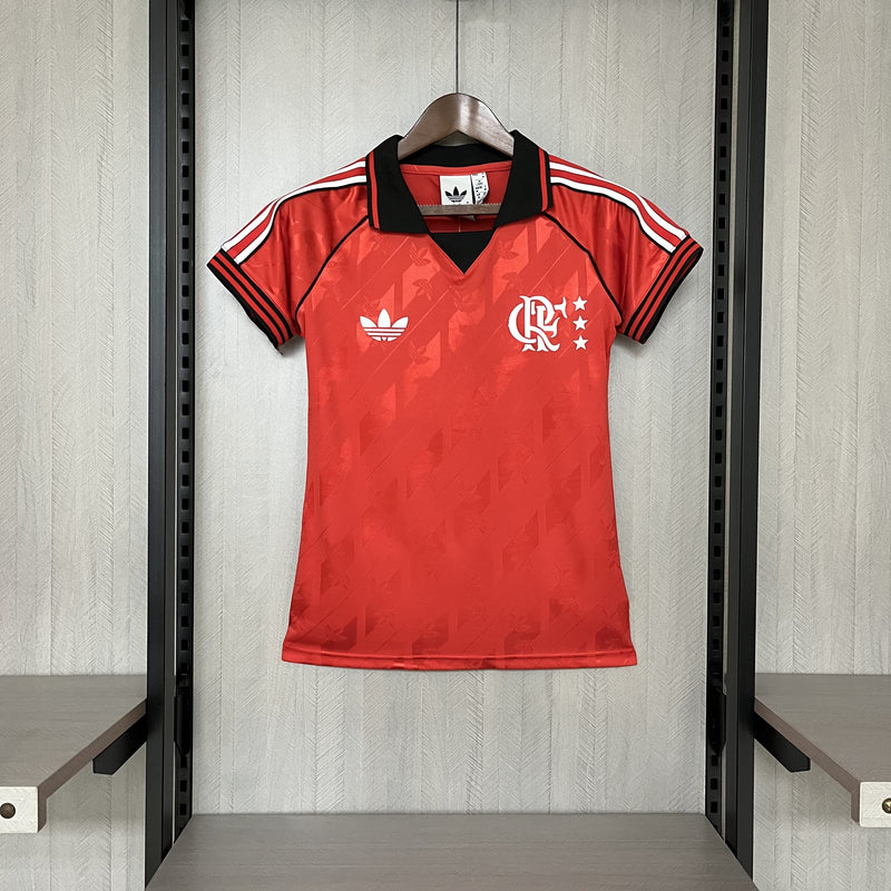 Camisa Feminina Oficial do CR Flamengo 24/25 Baby Look - Freestyle