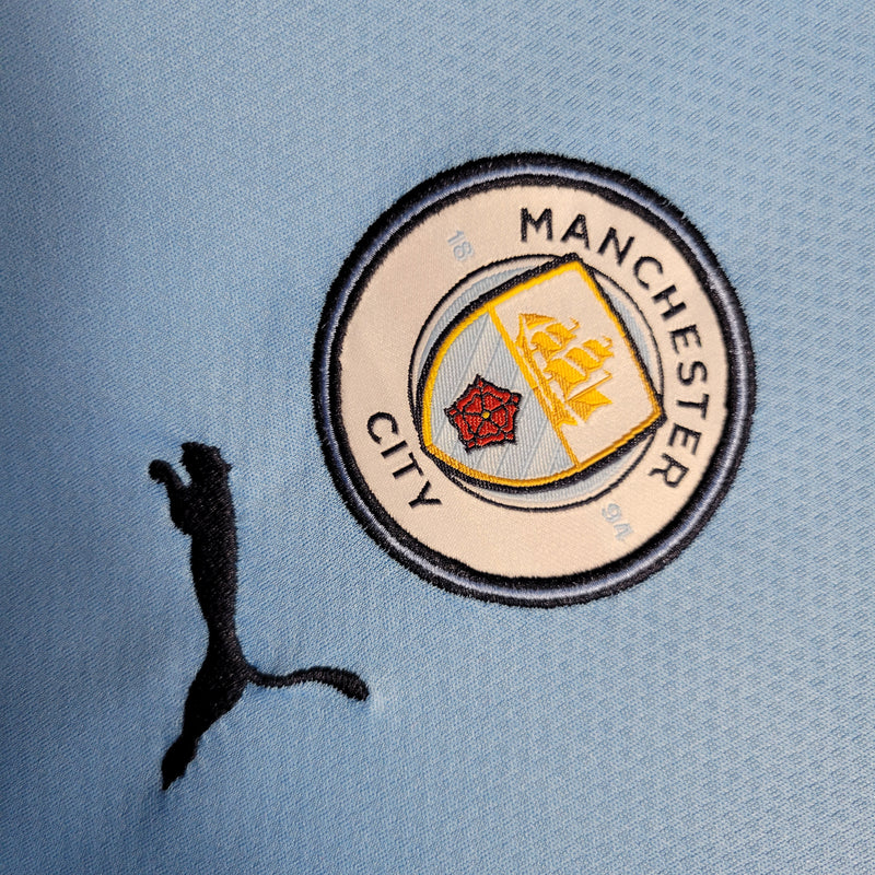 Camisa Feminina Oficial do Manchester City 22/23 - Baby Look