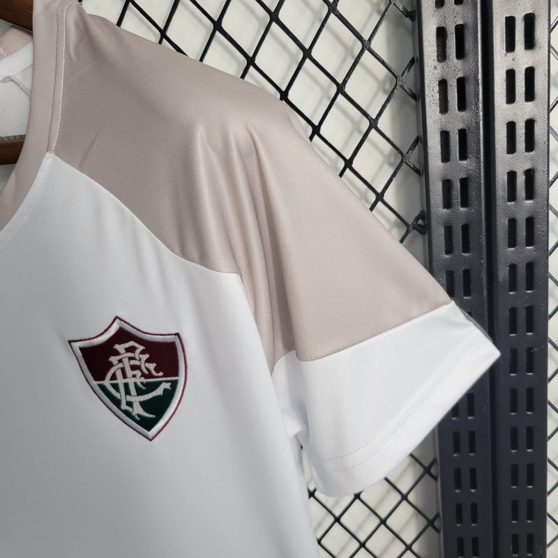 Camisa Feminina Oficial do Fluminense 23/24 Baby Look - Treino