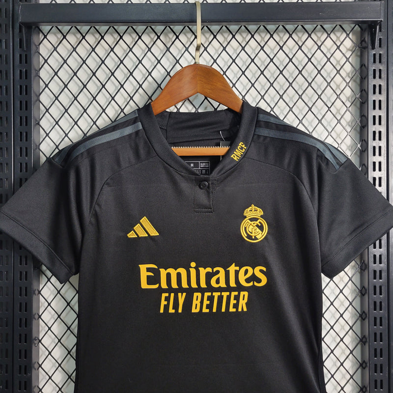 Camisa 2 Feminina Oficial do Real Madrid 23/24 - Baby Look