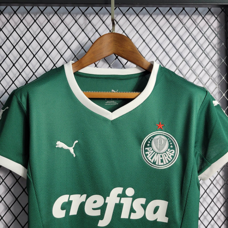 Camisa Feminina Oficial do Palmeiras 22/23 - Baby Look