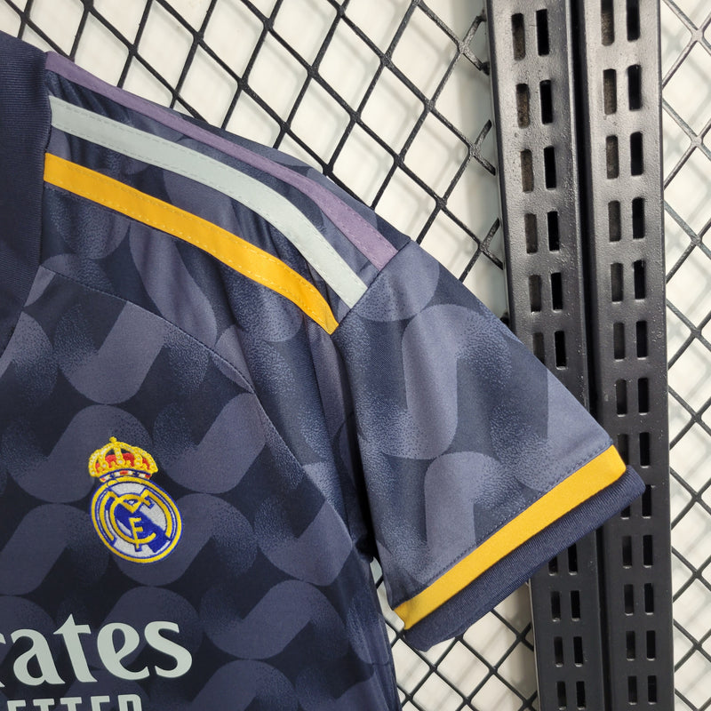 Camisa 2 Feminina Oficial do Real Madrid 23/24 - Baby Look