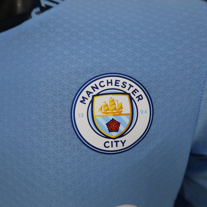 Camisa Oficial do Manchester City 24/25 - Manga Longa