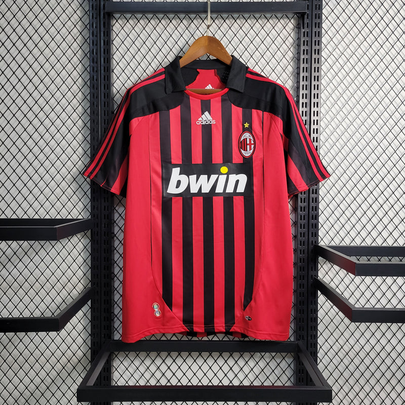 Camisa Retrô do Milan 2007/2008