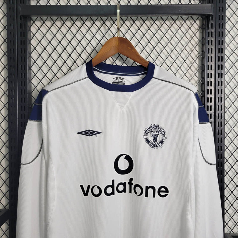 Camisa Retrô do Manchester United 1999/2000 - Manga Longa