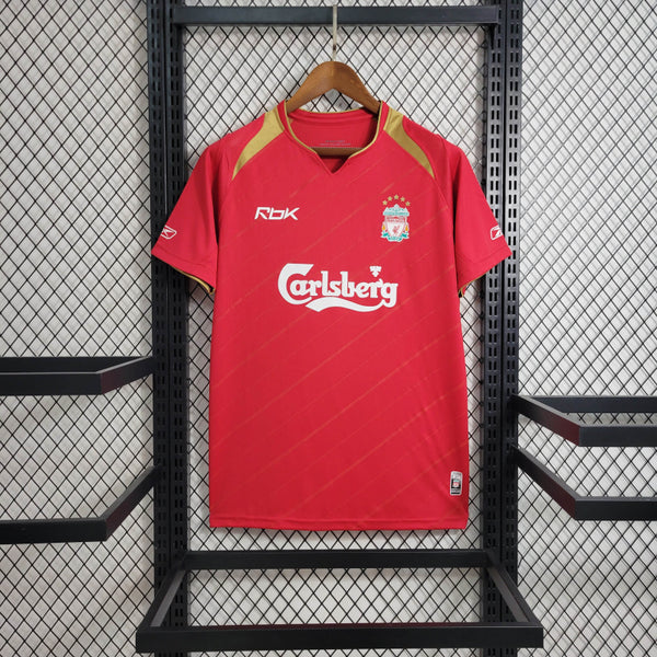 Camisa Retrô do Liverpool 2005/2006