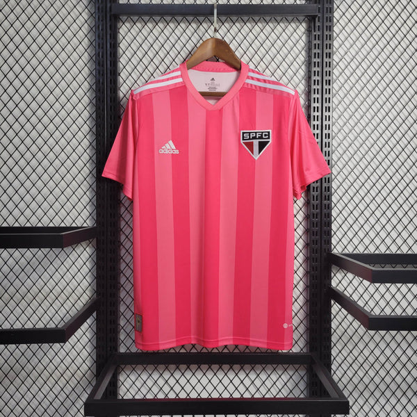 Camisa Oficial do São Paulo 22/23 Versão Torcedor - Outubro Rosa