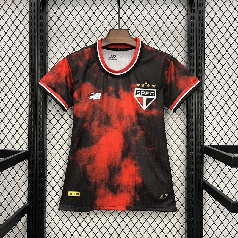 Camisa Feminina Oficial do CR Flamengo 24/25 - Baby Look