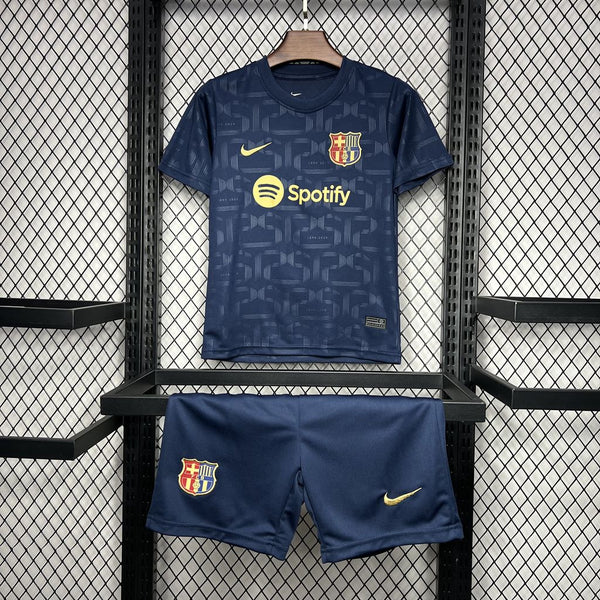 Conjunto Infantil Oficial do Barcelona 24/25 - Kids