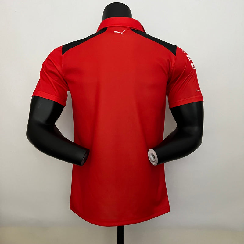 Camisa Oficial da Ferrari Polo F1 24/25 - Fórmula 1