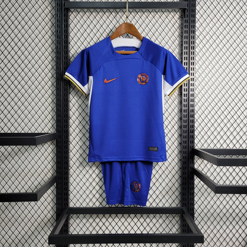 Conjunto Infantil Oficial do Chelsea 23/24 - Kids