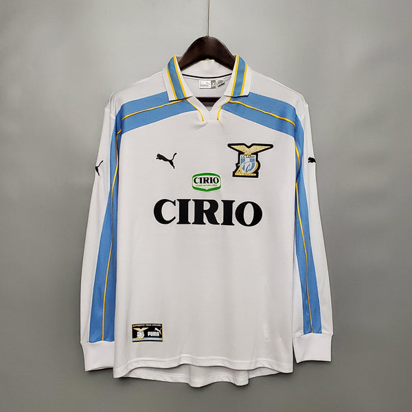 Camisa Retrô da Lazio 2000/2001 - Manga Longa