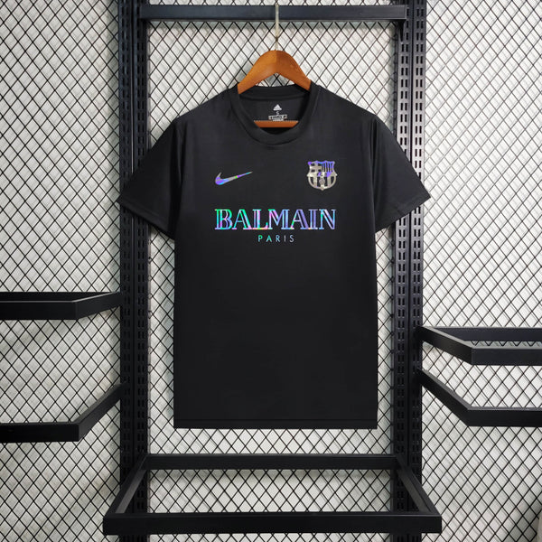 Camisa Oficial do Barcelona 24/25 Refletiva - Edição Balmain