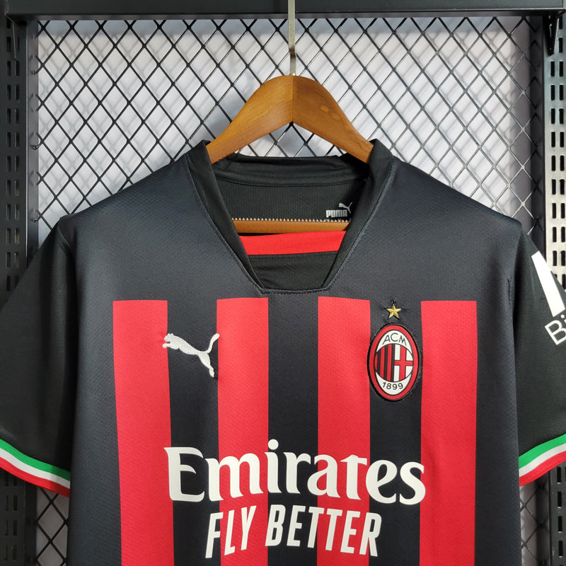 Camisa Oficial do Milan 22/23 - Versão Torcedor