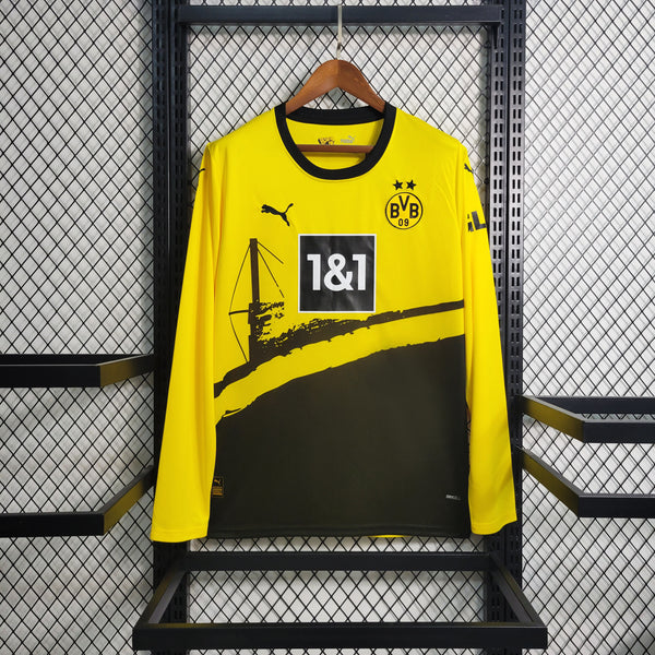 Camisa Oficial do Borussia Dortmound 23/24 - Manga Longa