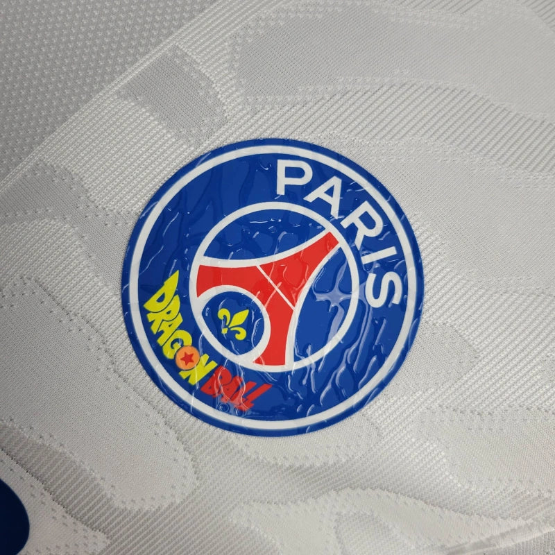 Camisa Oficial do PSG 24/25 Versão Jogador - Edição Especial Dragon Ball