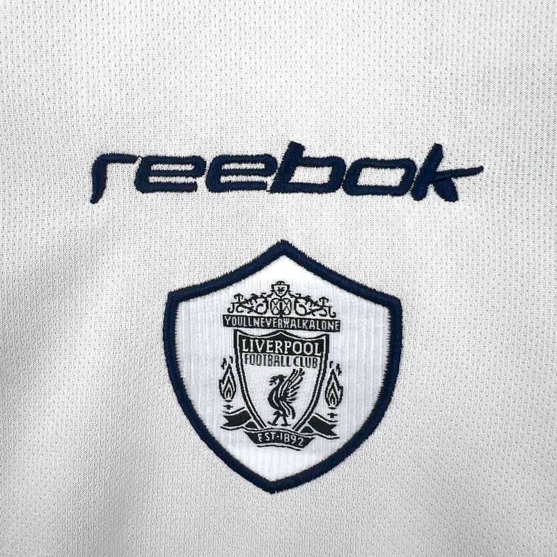 Camisa Retrô do Liverpool 2001/2002 - Versão Retrô