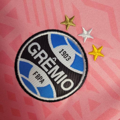 Camisa Feminina Oficial do Grêmio 22/23 - Outubro Rosa