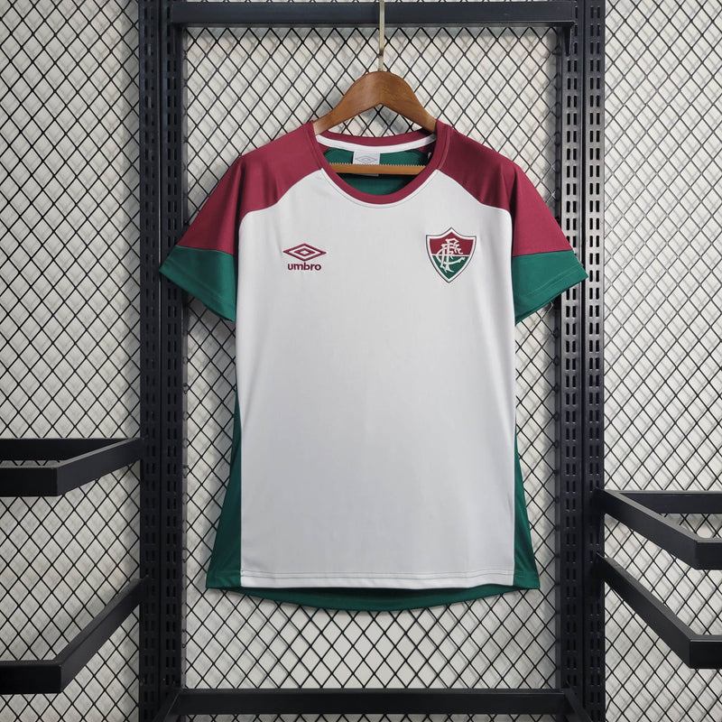 Camisa Feminina Oficial do Fluminense 23/24 Baby Look - Treino