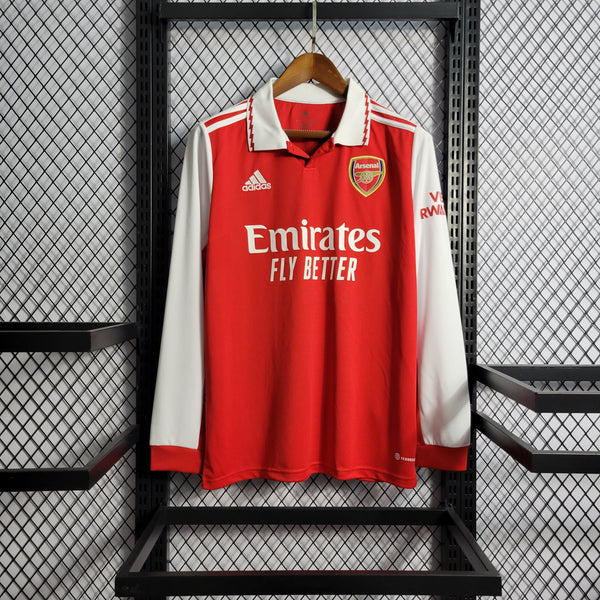 Camisa Oficial do Arsenal 22/23 - Manga Longa