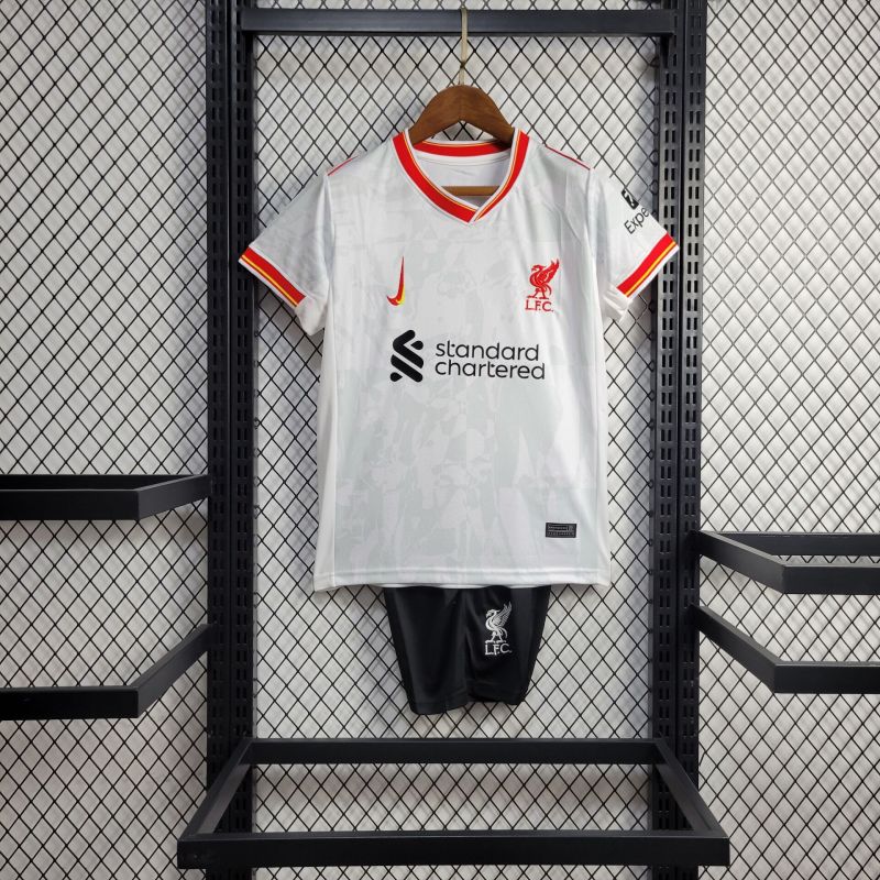 Conjunto Infantil Oficial do Liverpool 24/25 - Kids