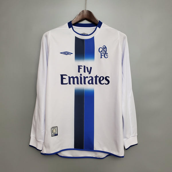 Camisa Retrõ do Chelsea 2003/2005 - Manga Longa