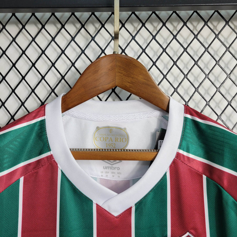 Camisa Feminina Oficial do Fluminense 23/24 Baby Look - Libertadores