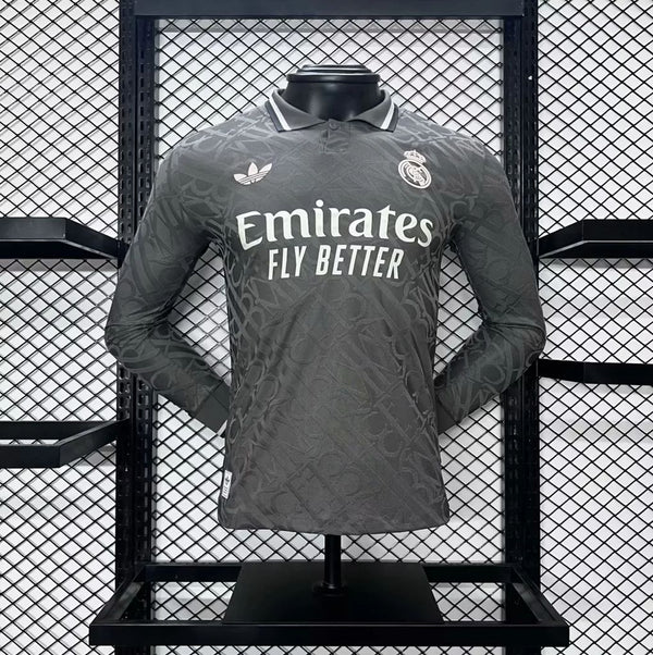 Camisa Oficial do Real Madrid 24/25 - Manga Longa