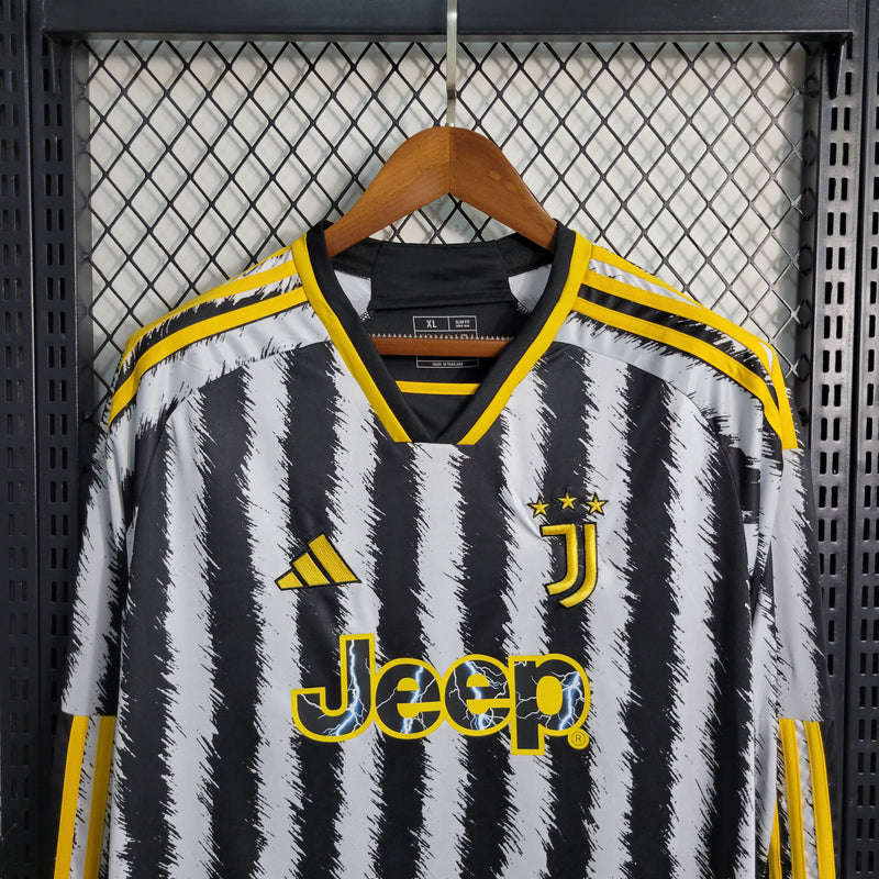 Camisa Oficial da Juventus 23/24 - Manga Longa