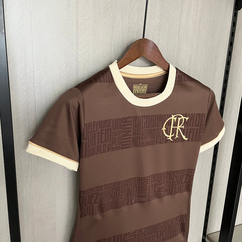 Camisa Feminina Oficial do CR Flamengo 24/25 Baby Look - IDENTIDADE