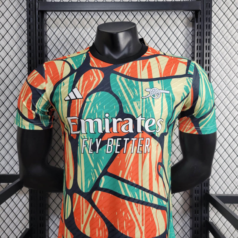 Camisa Oficial do Arsenal 24/25 Versão Jogador - Pré Jogo