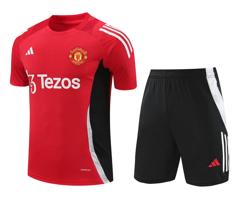 Kit Oficial do Manchester United 24/25 - Treino