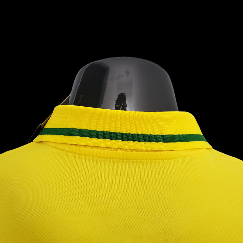 Camisa Oficial do Brasil 22/23 Pré Jogo - Completa com Patrocínios