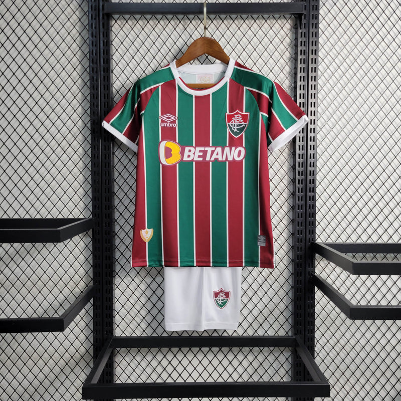 Conjunto Infantil Oficial do Fluminense 23/24 - Kids