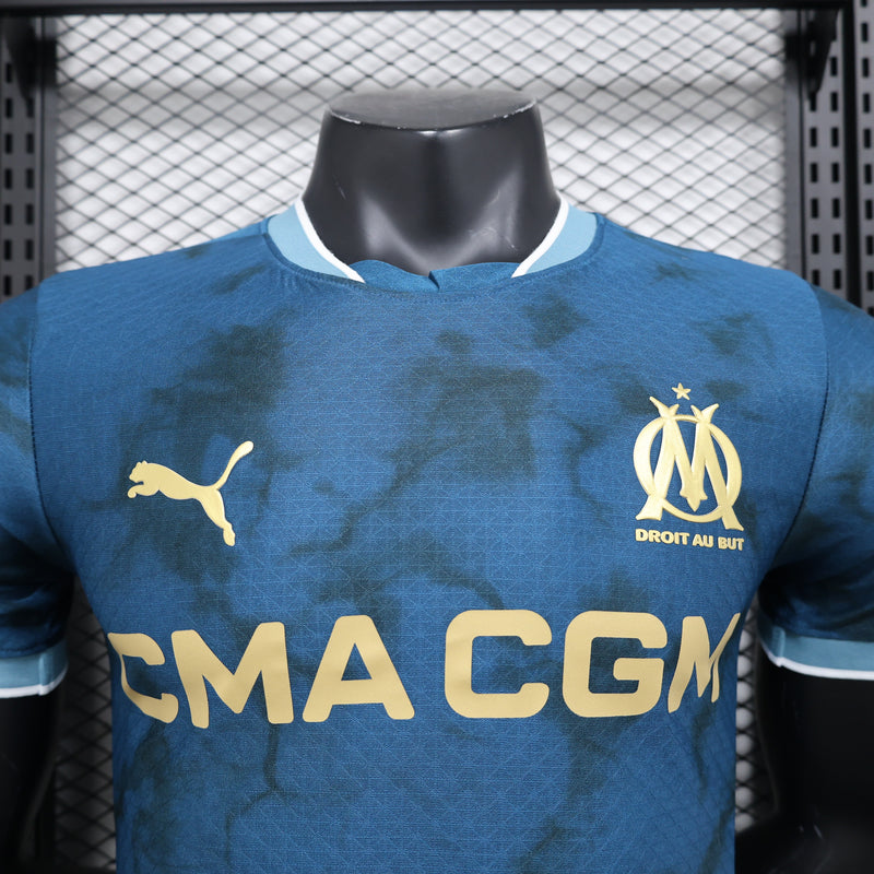 Camisa Oficial do Olympique de Marseille 24/25 - Versão Jogador