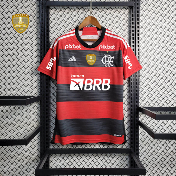 Camisa Oficial do CR Flamengo 23/24 Versão Torcedor - Libertadores