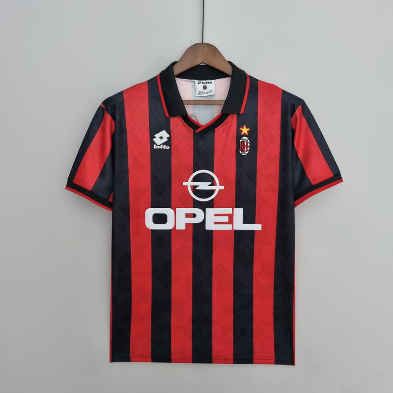 Camisa Retrô do Milan 1995/1996