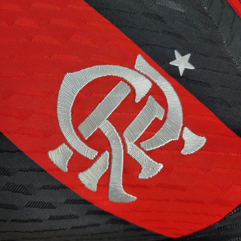 Camisa Oficial do CR Flamengo 24/25 Manga Longa - Completa com Patrocínios